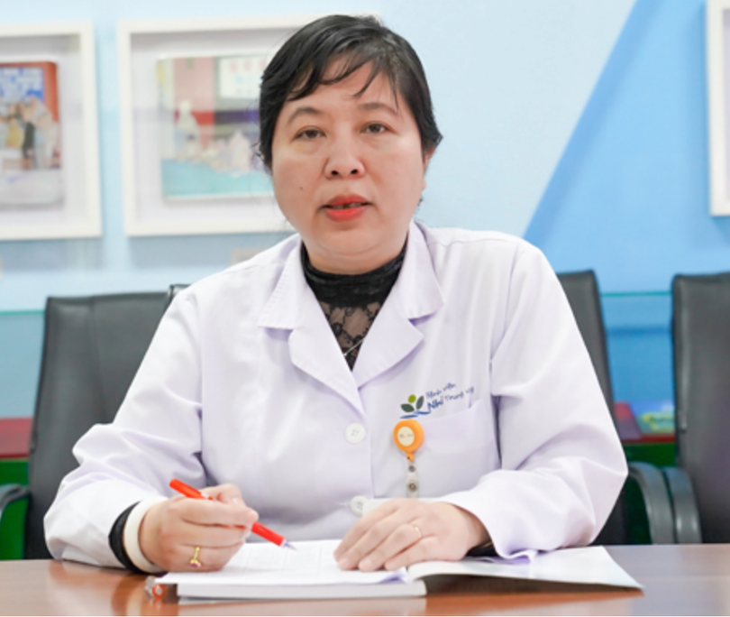 TS.BS. Lưu Thị Mỹ Thục – Trưởng Khoa Dinh dưỡng, Bệnh viện Nhi Trung ương (Ảnh - BVCC)