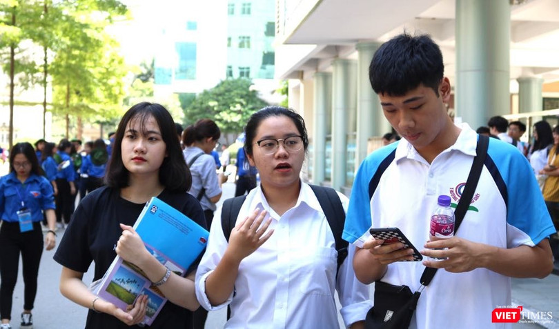 Thí sinh dự thi THPT quốc gia 2019. Ảnh: Minh Thúy