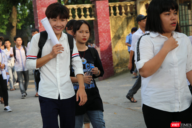 Thí sinh dự thi THPT quốc gia 2019