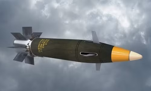 Đạn Excalibur N5 dùng cho pháo hạm Mỹ. Ảnh:Raytheon