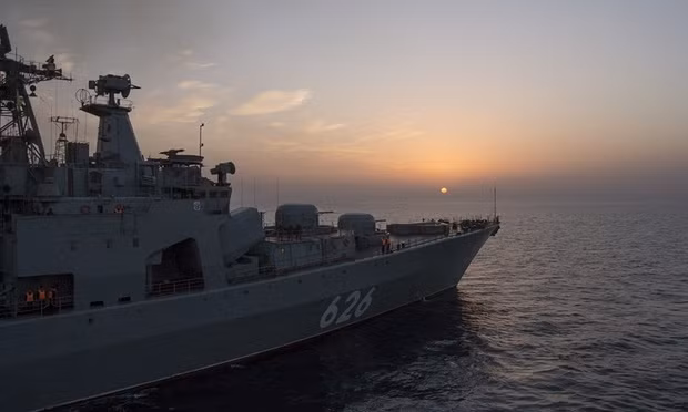 Hải quân Nga “diễu binh” hoành tráng trên biển Địa Trung Hải ảnh 1 Hải quân Nga “diễu binh” hoành tráng trên biển Địa Trung Hải ảnh 1