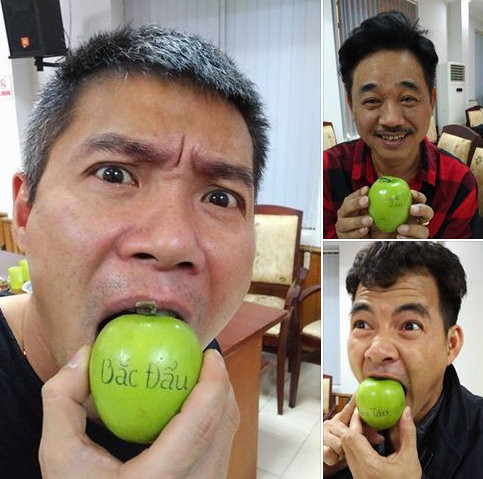 Các danh hài đất Bắc vui nhộn trong lúc tập Táo quân 2016.