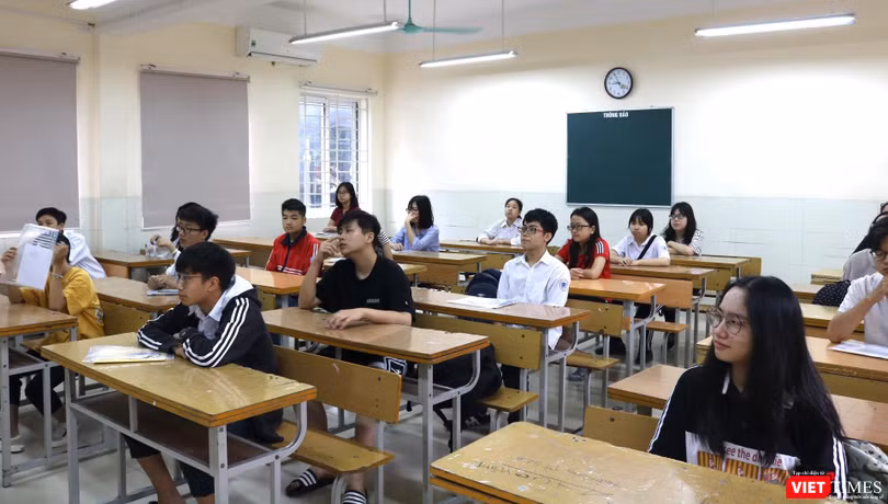 Thí sinh thi THPT quốc gia 2019. Ảnh: Minh Thúy