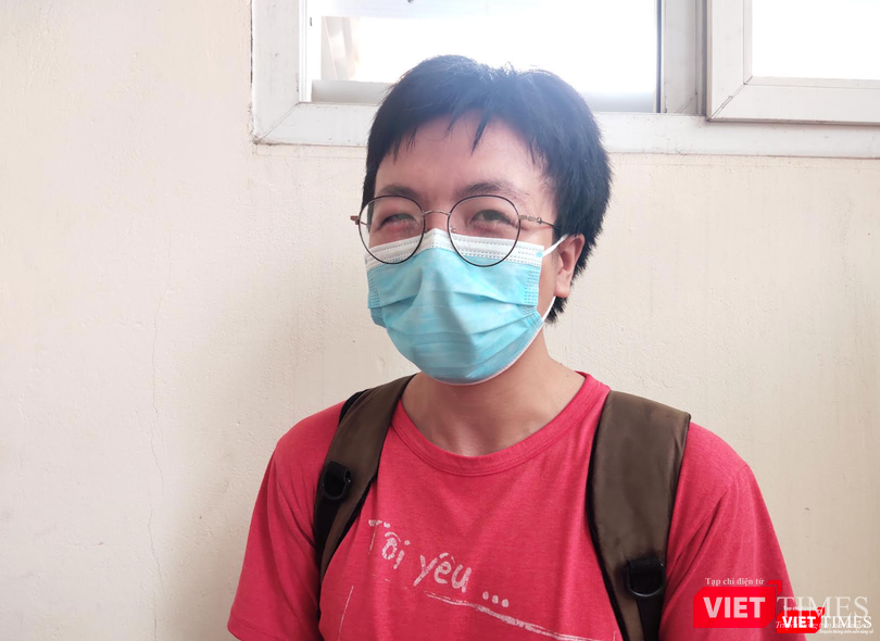 Em Hoàng Tùng Nam - sinh viên Y6, Trường Đại học Y Hà Nội (Ảnh - Minh Thuý)