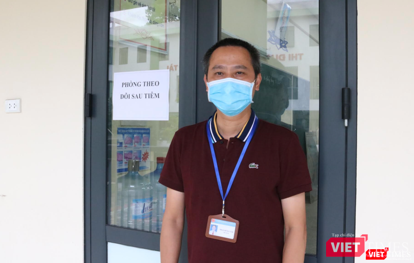 Ông Phan Hùng Nam – Chủ tịch UBND phường Cống Vị, quận Ba Đình (Ảnh - Minh Thuý)