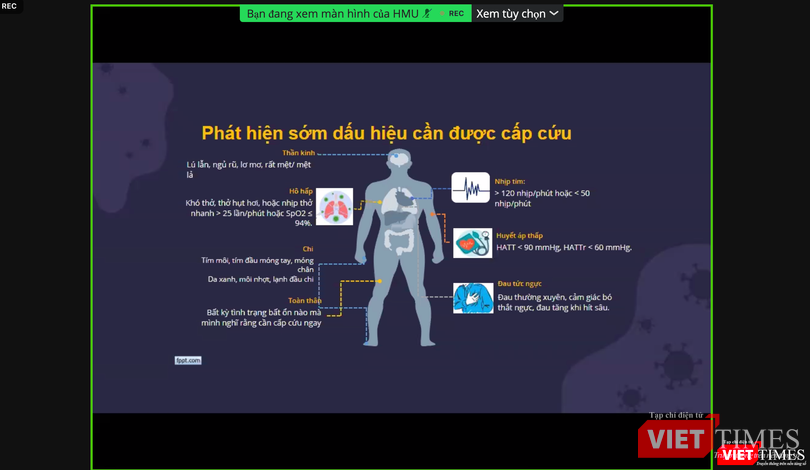 Dấu hiệu cần được cấp cứu (Ảnh - MT)