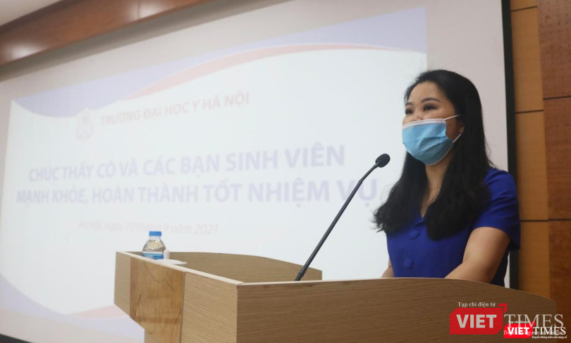 Bà Chu Hồng Minh - Bí Thư Thành đoàn Hà Nội (Ảnh - Minh Thuý)