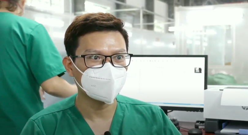 BS. Ngô Đức Hùng - Trung tâm Cấp cứu A9, Bệnh viện Bạch Mai (Ảnh - BYT)