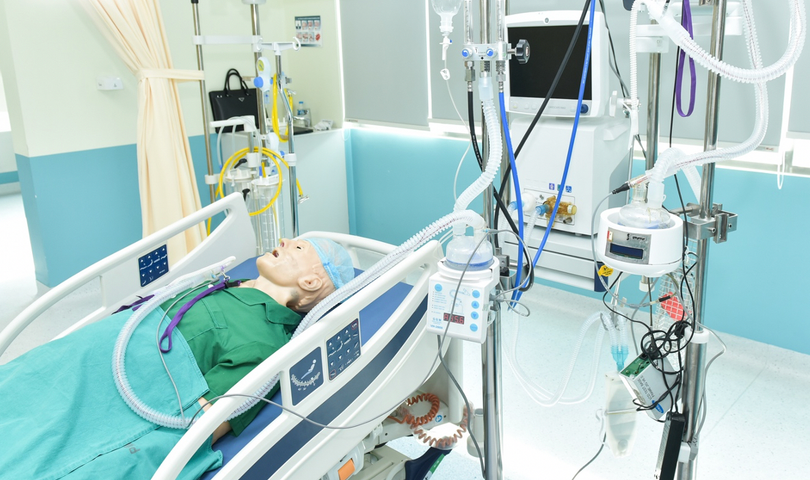 Máy oxy dòng cao được thử nghiệm tại bệnh viện (Ảnh - BVCC) Máy oxy dòng cao được thử nghiệm tại bệnh viện (Ảnh - BVCC)