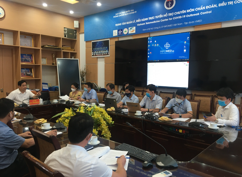 PGS.TS. Lương Ngọc Khuê - Cục trưởng Cục quản lý Khám chữa bệnh chủ trì cuộc họp (Ảnh - BYT) PGS.TS. Lương Ngọc Khuê - Cục trưởng Cục quản lý Khám chữa bệnh chủ trì cuộc họp (Ảnh - BYT)