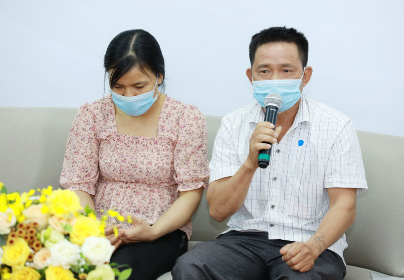 Gia đình chị Phạm Thị Phượng và anh Phạm Văn Quyết (Ảnh - BVCC) Gia đình chị Phạm Thị Phượng và anh Phạm Văn Quyết (Ảnh - BVCC)