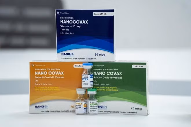 Vaccine phòng COVID-19 Nano Covax (Ảnh - Nanogen)
