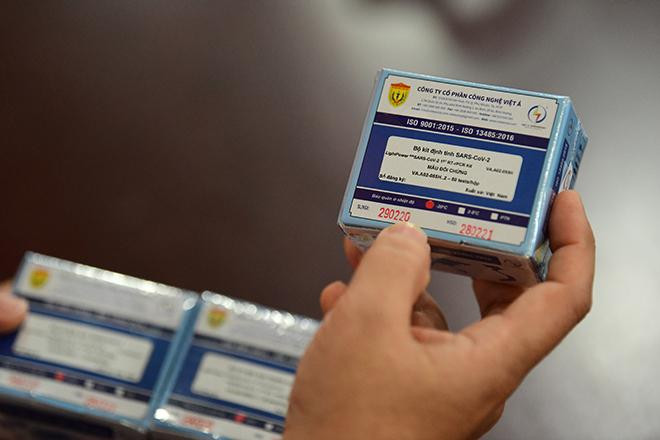 Kit xét nghiệm Việt Á (Ảnh - VT)