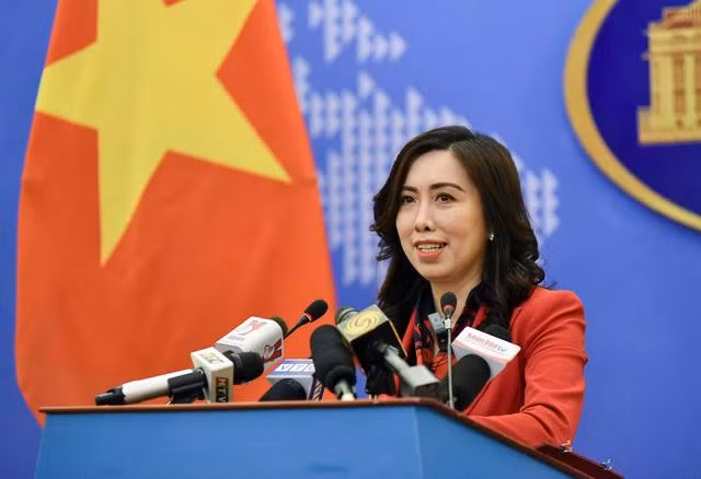 Người Phát ngôn Bộ Ngoại giao Lê Thị Thu Hằng (Ảnh - BNG)