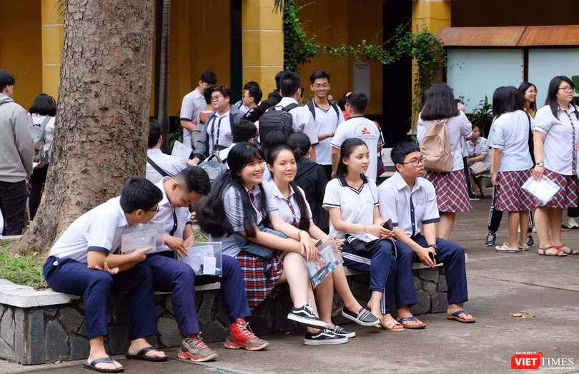 Thí sinh tham dự kỳ thi THPT quốc gia 2019