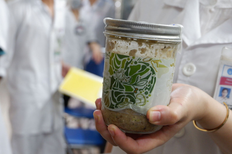 Sản phẩm pate Minh Chay của Công ty TNHH Hai thành viên Lối sống mới (Ảnh: Lê Minh) 