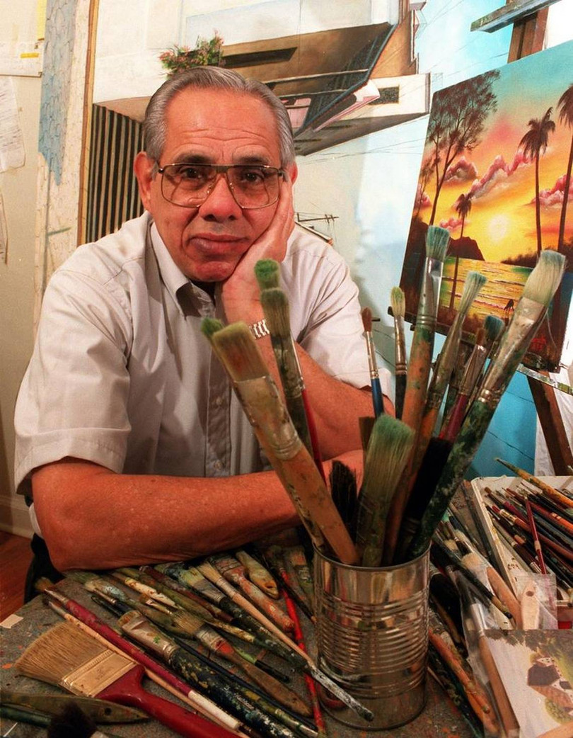 Orlando Bosch tại nhà ở Miami năm 1995. Orlando Bosch tại nhà ở Miami năm 1995.