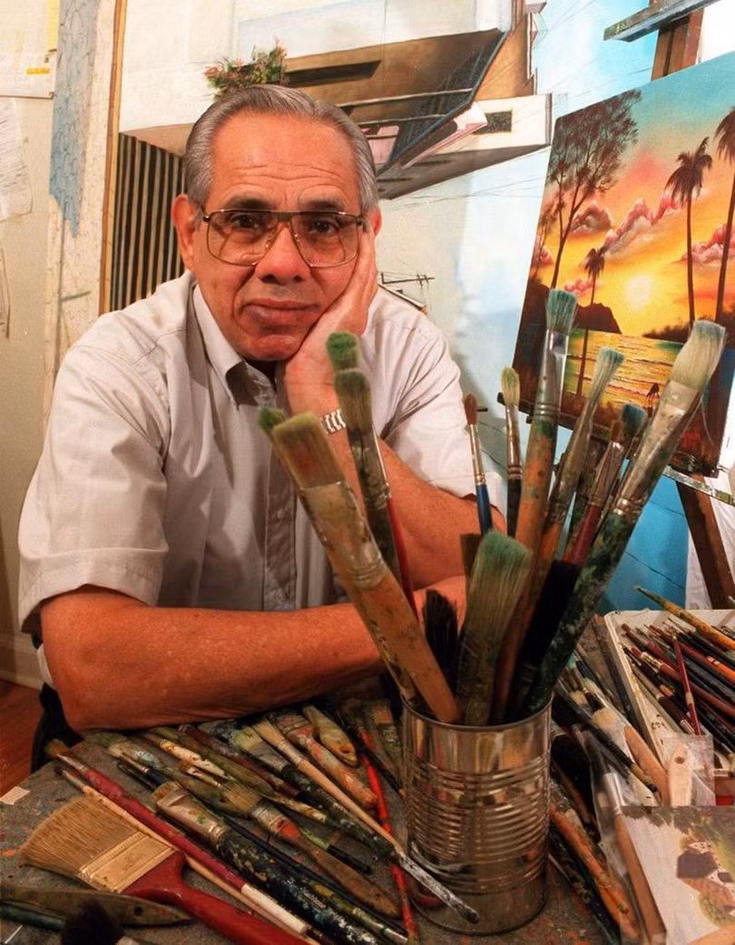 Orlando Bosch tại nhà ở Miami năm 1995.