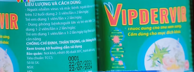 Ảnh chụp thuốc VIPDERVIR điều trị COVID-19 ghi rõ liều lượng và cách dùng cho cả trẻ em và người lớn (Ảnh - BS. Nguyễn Thanh Tùng) Ảnh chụp thuốc VIPDERVIR điều trị COVID-19 ghi rõ liều lượng và cách dùng cho cả trẻ em và người lớn (Ảnh - BS. Nguyễn Thanh Tùng)