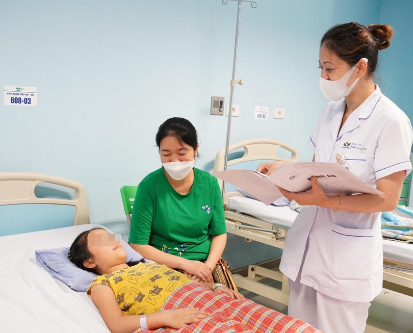 Bệnh nhi được chăm sóc chu đáo ở Bệnh viện Nhi Trung ương (Ảnh - BVCC) Bệnh nhi được chăm sóc chu đáo ở Bệnh viện Nhi Trung ương (Ảnh - BVCC)