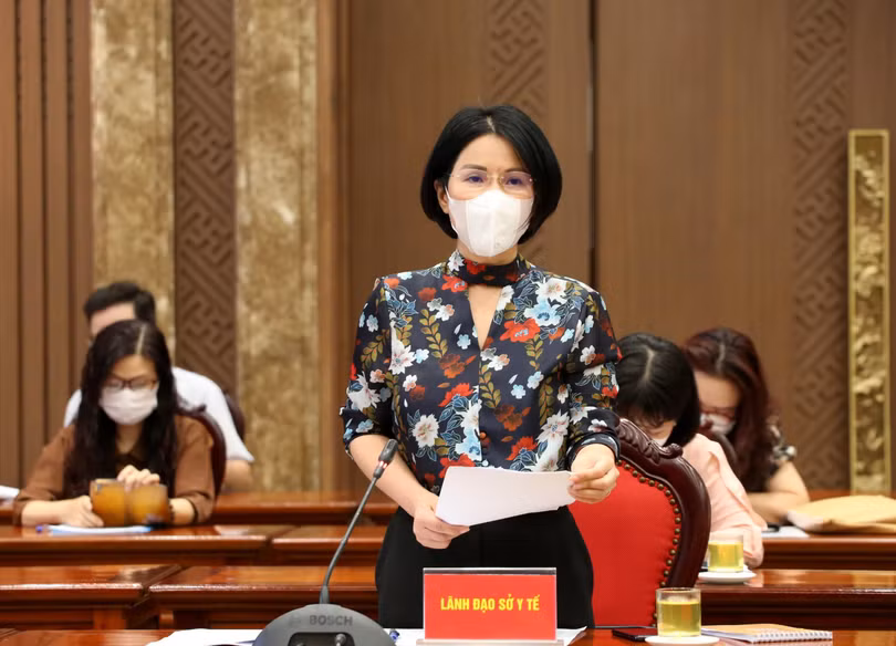 Bà Trần Thị Nhị Hà - Giám đốc Sở Y tế Hà Nội (Ảnh - SYT)