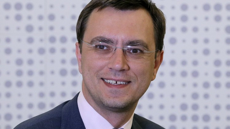 Ông Volodymyr Omelyan - bộ trưởng xây dựng Ukraine mong Trung Quốc sẽ có nhiều dự án khác tại nước mình.