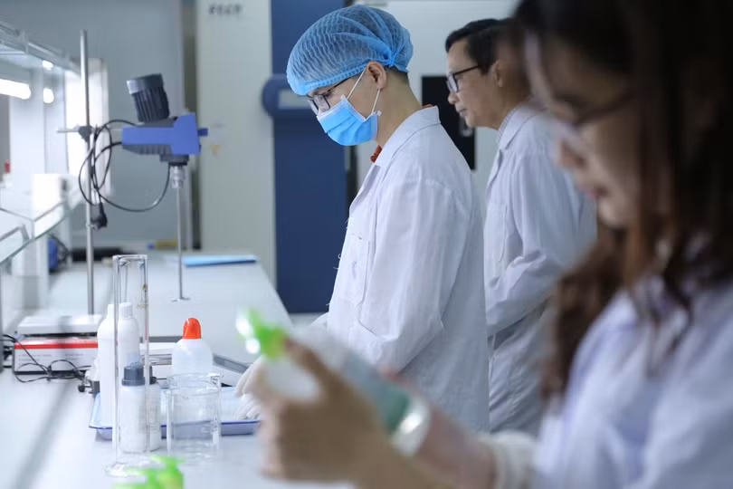 Sinh viên khoa Y dược Đại học Quốc gia Hà Nội. Ảnh: VNU