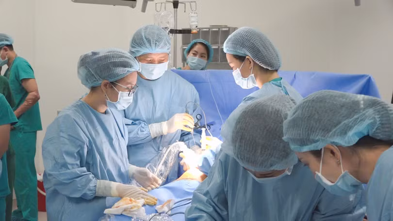 Nhiều ca can thiệp bào thai đã được thực hiện tại Bệnh viện Phụ sản Hà Nội (Ảnh: BV Phụ sản Hà Nội)