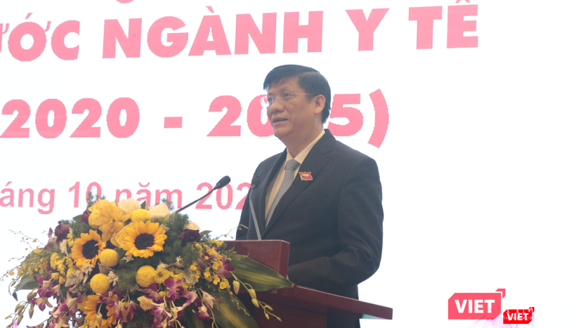 Quyền Bộ trưởng Bộ Y tế Nguyễn Thanh Long (Ảnh: Minh Thuý)
