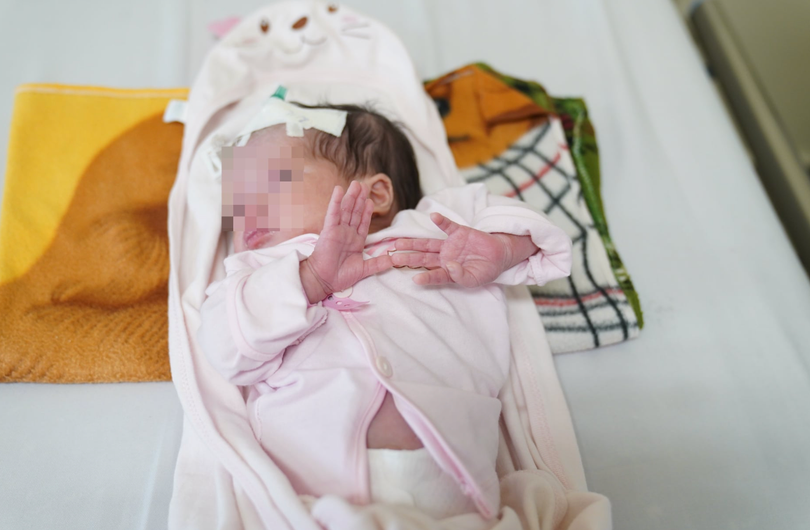 Sau phẫu thuật, sức khoẻ bé dần hồi phục (Ảnh - BVCC)