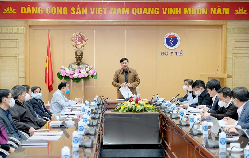 Toàn cảnh hội nghị trực tuyến phổ biến nội dung Nghị định của Chính phủ về quản lý trang thiết bị y tế do Bộ Y tế tổ chức (Ảnh - Trần Minh)