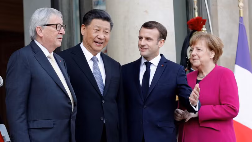 Cuộc gặp gỡ giữa những vị lãnh đạo của EU và Trung Quốc.