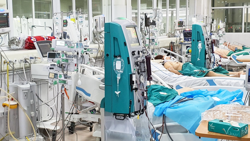 Bệnh nhân đang điều trị Covid-19. Ảnh minh họa. Bệnh nhân đang điều trị Covid-19. Ảnh minh họa.