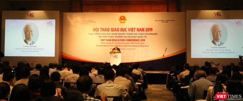 Hội thảo giáo dục Việt Nam 2019. Ảnh: Minh Thúy