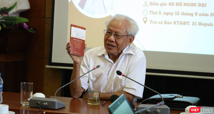 GS. TSKH. Hồ Ngọc Đại với cuốn sách giáo khoa đổi mới căn bản và toàn diện giáo dục 