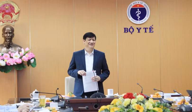 Bộ trưởng Bộ Y tế Nguyễn Thanh Long (Ảnh: Vũ Mạnh Cường) 