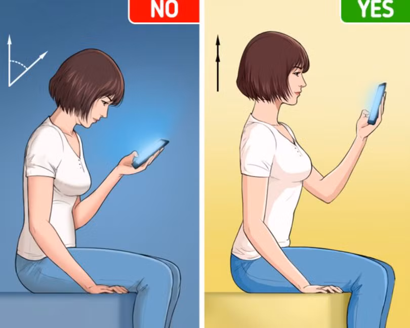 Dùng điện thoại đúng cách (Ảnh: Brightside) Dùng điện thoại đúng cách (Ảnh: Brightside)