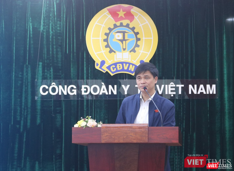 Ông Ngọ Duy Hiểu – Phó Chủ tịch Tổng Liên đoàn Lao động Việt Nam (Ảnh: Minh Thuý)