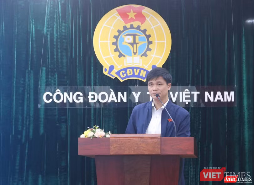 Ông Ngọ Duy Hiểu – Phó Chủ tịch Tổng Liên đoàn Lao động Việt Nam (Ảnh: Minh Thuý)