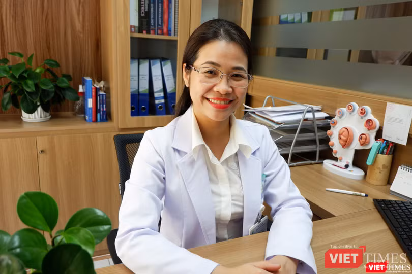 TS. BS. Đinh Thuý Linh – Phó Giám đốc Trung tâm Sàng lọc, chẩn đoán trước sinh và sơ sinh, Bệnh viện Phụ sản Hà Nội (Ảnh: Minh Thuý)