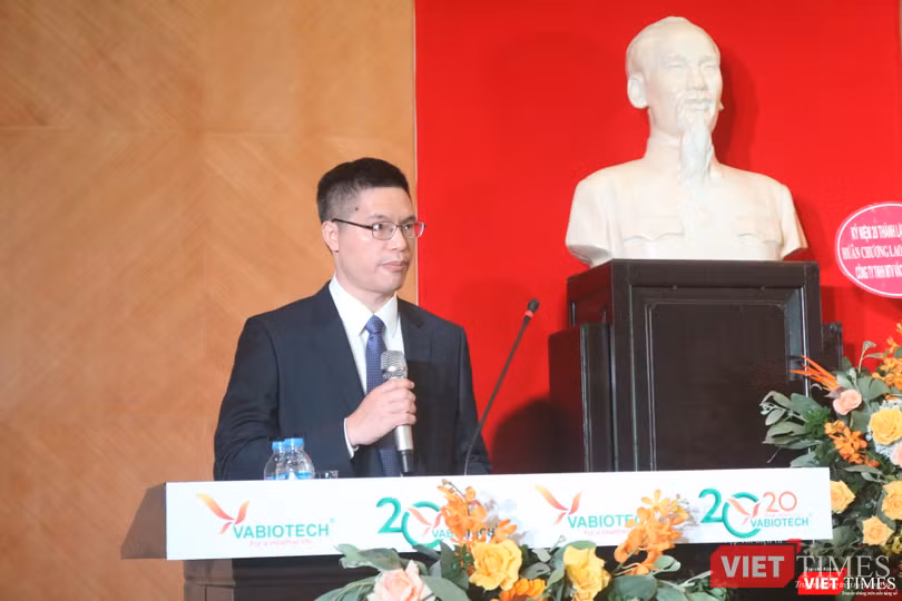 TS. Đỗ Tuấn Đạt – Chủ tịch Công ty TNHH MTV Vaccine và Sinh phẩm số 1 (VABIOTECH) (Ảnh: Minh Thuý)