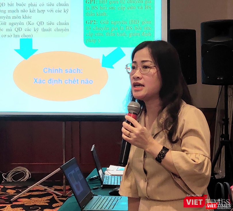 ThS. Trần Thị Trang – Phó Vụ trưởng Vụ Pháp chế, Bộ Y tế (Ảnh: Minh Thuý)