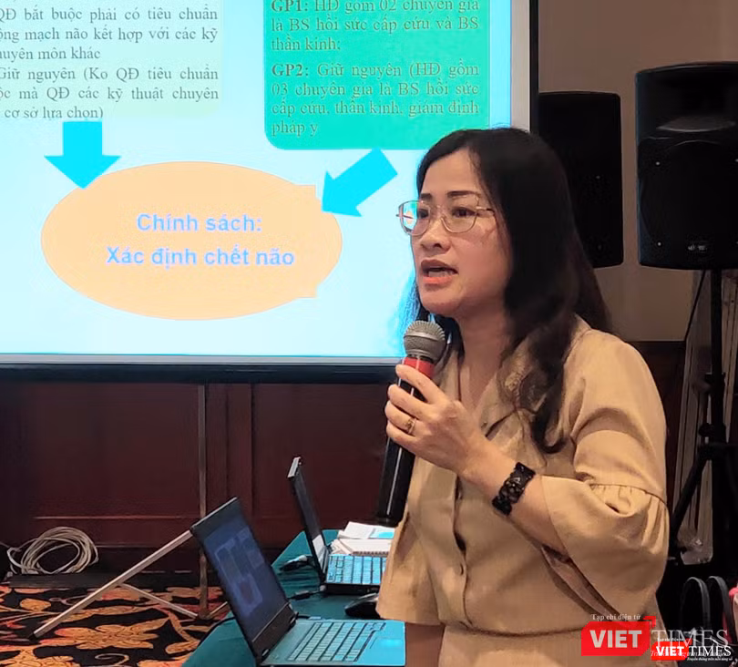 ThS. Trần Thị Trang – Phó Vụ trưởng Vụ Pháp chế, Bộ Y tế (Ảnh: Minh Thuý)