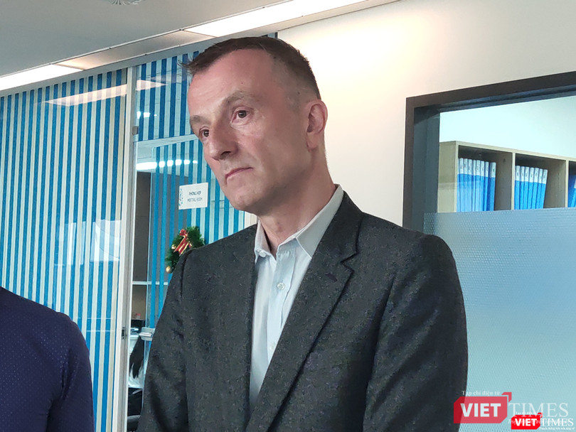 Ông Jozef Alfons Peeters - Tổng Giám đốc Bệnh viện Việt Pháp (Ảnh: Minh Thuý)