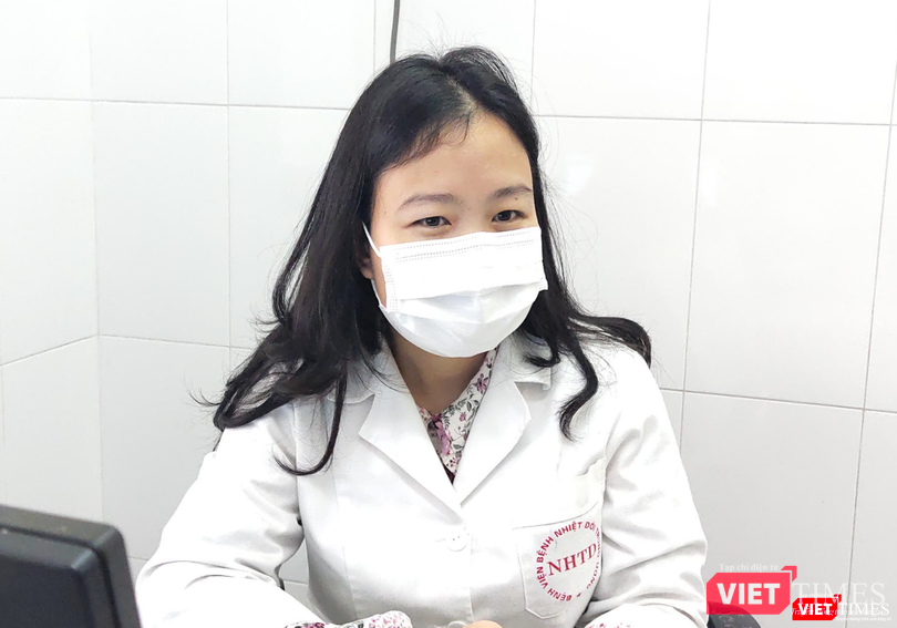 BS. CKII. Nguyễn Nguyên Huyền - Trưởng Khoa Khám bệnh, Bệnh viện Bệnh Nhiệt đới Trung ương (Ảnh - Minh Thuý) BS. CKII. Nguyễn Nguyên Huyền - Trưởng Khoa Khám bệnh, Bệnh viện Bệnh Nhiệt đới Trung ương (Ảnh - Minh Thuý)