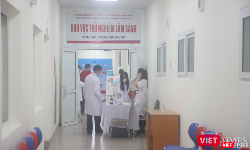 Khu vực thử nghiệm lâm sàng vaccine phòng COVID-19 thứ 2 của Việt Nam (Ảnh - Minh Thuý)