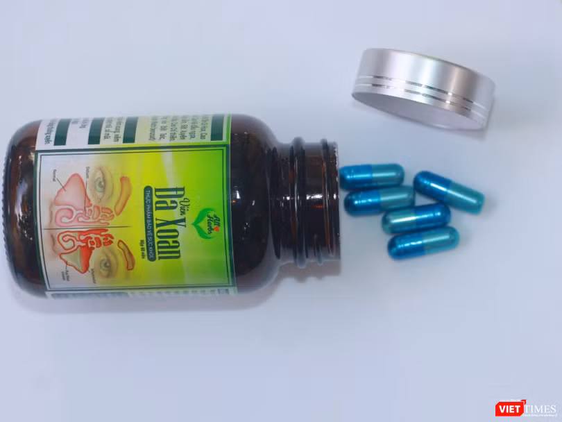 Thực phẩm bảo vệ sức khỏe Viên Đa Xoan (Ảnh chụp màn hình trên website lecomstore.com/san-pham/vien-da-xoan/) 