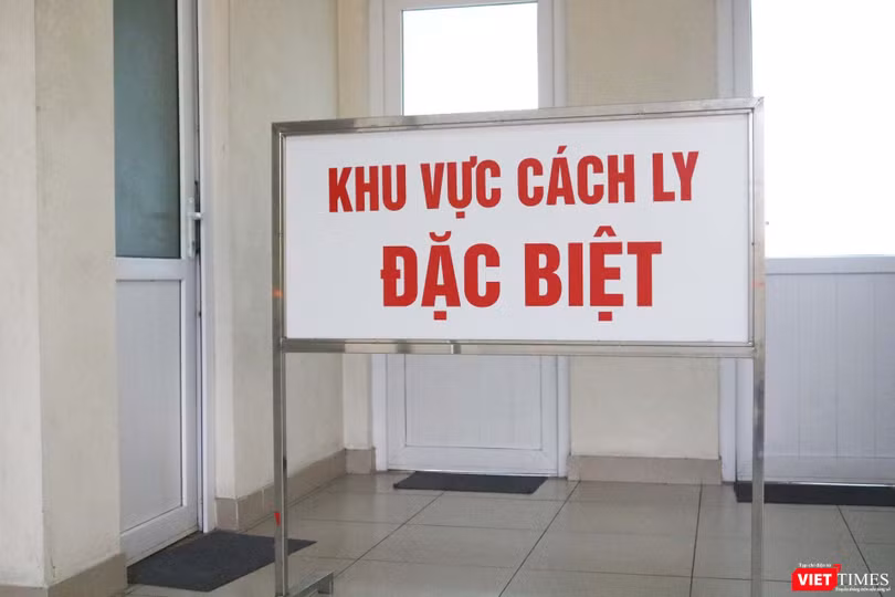 Khu vực cách ly đặc biệt (Ảnh: Minh Thúy) 