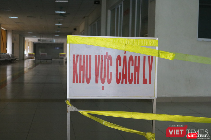 Khu vực cách ly phòng COVID-19 (Ảnh - Minh Thuý)