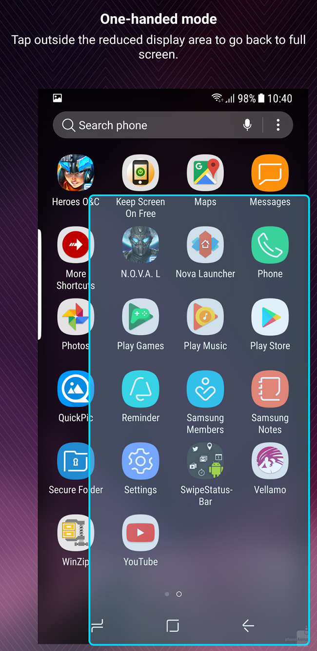 Cách bật chế độ một tay ở Samsung Galaxy S8/S8 Plus ảnh 5